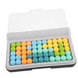 HEALSOPTHY Buntes Denkspielzeug für Langlebiges Kunststoff Puzzle mit Perlen Fördert Logisches Denken und Hand Auge Koordination Vielseitiges Lernspielzeug für Jungen und Mädchen Ab Jahren