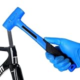 Qkbuza Gummihammer – T-förmiges -Headset-Entfernungswerkzeug, Headset-Press-in-Werkzeug, Fahrradwartungsschlägel, Tretlager-Montagegerät für Schmuck, Lederhandwerk