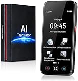 Kentfaith AI Sprachübersetzer Gerät, 144 Sprachen Übersetzungsgerät 0,2s Sofortübersetzung, 98% Genauigkeit, mit Offline/Online/Foto/Text Übersetzung, 5' Touchscreen für Reisen Studium Business - 128G
