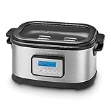 ProfiCook® Sous Vide Garer | 8,5L Fassungsvermögen | Sous Vide für punktgenaues Garen | Sous Vide Behälter mit 72-Std.-Timer | inkl. Schongar-, Joghurtmaker- & Warmhaltefunktion | PC-SV 1112