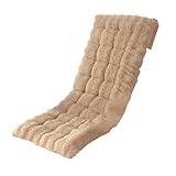 Colcolo Liegekissen Lounge Chair Kissen Sitzpolster Rutschfestes Schaukelstuhlkissen Chaiselongue Kissen für Terrasse 15,7 x 39,4 Zoll