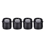 kajak stopfen,Tbest Kajak Stopfen, Kayak Plugs,Kajak Scucker Plugs Bungs Stopper Boot Ablassschraube,4 Stück Kajak Zubehör Kayak Boot Kanu Scupper Stopper Bungs Abfluss Löcher Plugs Ersatz M1521 Mediu