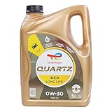 TotalEnergies Ineo Long Life 0W-30 Vollsynthetisches Motorenöl – Fortschrittlicher Schutz mit Alterungsbeständigkeitstechnologie, verlängerte Lebensdauer Öl für europäische Fahrzeuge – 5 Liter