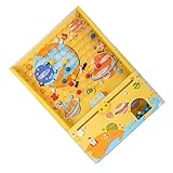 ORFOFE 1 Satz Kugelfänger Aus Holz Kinderspielzeug Interaktives Labyrinth-Spiel Minibällchen Für Kinder Kugelbahnspielzeug Für Kinder Puzzle-Spielzeug Labyrinth Denksportaufgabe Hölzern