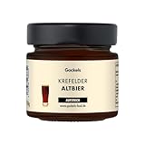 Krefelder Altbier Aufstrich – Herzhaft-süßer Brotaufstrich mit regionalem Altbier | Ideal zu Käse, Sandwiches & Dips | Feinkost aus Krefeld | Vegan & handgemacht