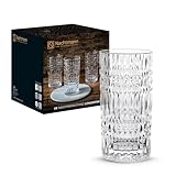 Nachtmann Longdrinkgläser 434 ml, 4 Stück, Ethno, 104250, Cocktailgläser aus Kristallglas, Trinkgläser spülmaschinenfest