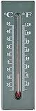 Esschert Design Thermometer Schlüsselversteck aus PP, Glas und Kerosin, 5,2 x 2,8 x 16,2 cm