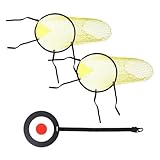 YIZITU Fußballtor-Schießzielscheibe mit Zielscheiben, Netz, Sporttor, Fußball-Tracker, Fußball-Trainings-Torausrüstung