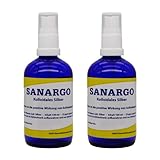 Sanargo, kolloidales Silber I Sprühflasche I 2x 100ml Sparset I plus PharmaPerle giveaway