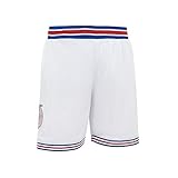 CNALLAR Herren Basketball-Shorts, Space Movie Basketball-Shorts, Weiß/Schwarz, weiß, M