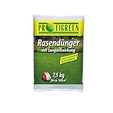 Rasendünger mit Langzeitwirkung 7,5 kg Sack Dünger mit optimaler Nährstoffversorgung für Rasen, Grünstreifen, Garten, NPK- Dünger mineralisch organisch Langzeitdünger
