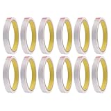 DEARMAMY 12 Stück Teiliges Transparentes Packband Selbstklebendes Bopp dichtungsband für Supermarkt zakmaschinen Reißfestes Verpackungsband für Stabile Versiegelung und Bündelung