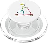 Mikroroller Stickman PopSockets PopGrip für MagSafe