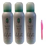 bilou Duschschaum Frosty Mint 3er Set mit usy Pink Pencil (3x200ml Flasche)