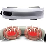 STMKB Augenmassagegerät, 4D-Smart-Augenmassagegerät Mit Wärmestresstherapie-Massage Hot Compress Zur Entspannung Und Linderung Von Augenermüdung