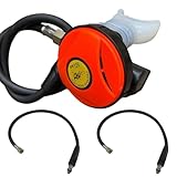 Eieenotee Tauchatemgerät Atemregler Zweite Stufe 126 Bite Tauchmundstück Ersatzschlauch