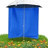 Sonnenschirmumrandung – Outdoor-Schirmzelt | Wasserdichte Angelzeltwand, winddichte Terrassen-Sonnenschutzabdeckung, einfach zu installierender Sichtschutz, hochwertiges wetterfestes Schutzzubehör für