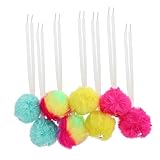 TENDYCOCO 4 Paar Skate Pelzball Rollschuh Pompons Rollschuh Schnürsenkel Rollerbälle Schnürsenkel Rollschuh Pompons Schnürsenkel Pompons Rollschuh Zubehör Rollschuh Zubehör