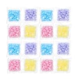 OUNONA Duftperlen für Wäsche 100 Beutel Waschmittel und Weichspüler Booster mit Langanhaltendem Frischeduft Schnell Löslich Antistatisch und Rückstandsfrei für Hand und Maschinenwäsche