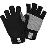 FitsT4 Sports Surfhandschuhe 3/4 Finger gepolsterte Anti-Rutsch-Handschuhe zum Wasserski Kanufahren, Windsurfen, Kiteboarding, Segeln, Kajakfahren, SUP Stehpaddeln
