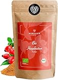 Bio Hagebuttenpulver 500g | fein gemahlenes Hagebutten Pulver | Zertifizierte Bio-Qualität | Perfekte Ergänzung für Smoothies, Säfte, Goldene Milch, Moon Milk & Co. | Herzlich Natur