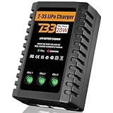 HTRC Lipo Ladegerät für 2-3S Lipo Akkus(7.4V-11.1V), 20W RC Ladegerät, Lipo Ladegerät Balancer Airsoft Ladegerät für RC-Autos, Airsoft-Waffen, RC-Boote usw