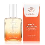 Modelones Nagelöl Cuticle Oil 15ML Nagelpflegeöl für Nägel & Nagelhaut mit Pinsel Pflege Selber Machen, Pflege Geschädigter Nagelhaut Enthält Vitamin E & A und Effektiv Pflegeöl für Spendet Der Haut