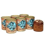 LANDSTREICHER Demeter Bio Dosenbrot, 6er Pack, 10 Jahre haltbar (Roggenbrot)