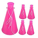 ibasenice 5 Stück Teiliges Tragbares Megafon Lauter Party und Sport Jubelhorn Langlebiger Noisemaker für Fußballspiele Geburtstagsfeiern Camping und Familienveranstaltungen