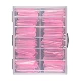 Klare Duals Form Acryl Nagelsysteme, UVS Gel Form, vollständige Abdeckung, Fasle Spitze mit Skala, Maniküre und Pediküre Werkzeug, klare Duals Forms Systeme, vollständige Abdeckung, schnelle Aufbau