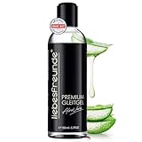 liebesfreunde® Aloe Vera Gleitgel auf Wasserbasis - Feuchtigkeitsspendend, sanft & regenerierend, 150 ml