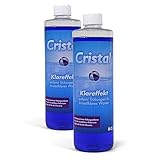 Cristal Klareffekt Trübungsentferner für alle Filterarten - Der Klarmacher für kristallklares Poolwasser - Sofortige Verbesserung der Filtration - Einfache Anwendung - Wirkt gegen trübes Wasser