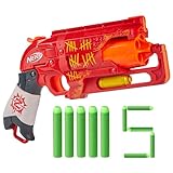 NERF Zombie Strike Hammershot Blaster, Rot (Amazon Exclusive)