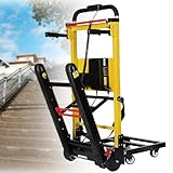 HZWJD Elektrischer Treppensteiger,Elektrischer Raupen-Treppensteiger, Einkaufswagen,Zusammenklappbarer Sackkarre,Electric Stair Climber Aus Aluminiumlegierung,Tragfähigkeit 200 Kg A