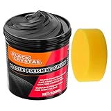 Autopolitur Kratzer Entfernen Auto, Kunststoff Gummipflege Reparaturwachs, Car Schwarz Polituren Entfernung Von Verunreinigungen Tiefe Kratzer Lackpflege Und Reparatur Utensilien, 300 G