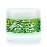 NATURDEL Aloe Vera, Feuchtigkeitscreme, multifunktional, für Gesicht und Körper, für den täglichen Gebrauch, Aloe Vera, aus biologischem Anbau, Spanisch, Naturdel Kanarische Inseln, 250 ml