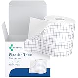 Sanosafe® Fixierpflaster Rolle sensitiv 10 cm x 10 m | Selbstklebende Fixierbandage & Fixierband | Medizinisches Heftpflaster & Rollenpflaster für empfindliche Haut zur Fixierung von Wundauflagen