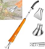 3-in-1 elektrischer thermischer Unkrautbrenner, 2000 W, tragbares professionelles Garten-Unkrautbrenner-Werkzeug mit 3 Düsen, maximale Temperatur 650 °C, for Rasenwege und Grill-Jäten auf Dächern