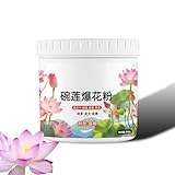 Wasserpflanzendünger 200G, Dünger Wasserlily - Lotuswachstum Pulver, Seerosen-Nährstoffblütendünger, Teichpflanzen Nährstoff für Effektiver Pflanzenblüten-Booster, Stärkerteichblüte Dünger