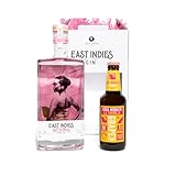 Bali Pomelo Gin Geschenkbox mit Grapefruit Tonic - East Indies Bali Pomelo Pink Gin 0,7l mit Aqua Monaco Grapefruit 0,23l