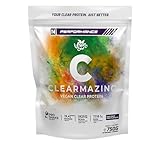 CLEARMAZING Clear Protein Vegan Isolate 750g Neutral | ohne Aroma & Süßungsmittel | Clear Whey Alternative aus hochwertigem Erbsenproteinhydrolisat - 77% Protein | NF24