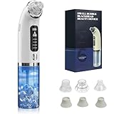 Shiptree Mitesserentferner Porenreiniger Gesicht, Mitesser Entferner Sauger Nase Akne Pickelsauger mit 3 Modi 6 Saugspitzen & Sichtbarem Wassertank