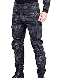 ATAIRSOFT Männer Kampfhose Armee Militärische Taktische Airsoft Paintball Schießen BDU Hose mit Knieschützern TYP XL