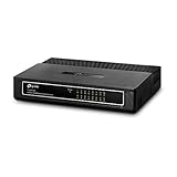 TP-Link TL-SF1016D Desktop Fast Ethernet Netzwek Switch (16x 10/100Mbit/s Ports, Kunststoffgehäuse, Plug&Play), Weiß, 16-port 10/100Mbps Switch (Generalüberholt)