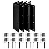 Robuste Metall-Eckwinkel mit Schrauben für Hochbeete, 50,8 cm, 61 cm hohe Rahmen für stabile Bettmontage (4 Stück)