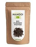 Mandoi Bio Kubeben Pfeffer 50g, aus Java Indonesien, Stengelpfeffer, Kubebenpfeffer aus ökologischem Anbau, Kleinbauern Projekt