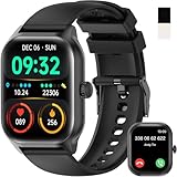 zaisia Smartwatch mit Telefonfunktion, 1,91' Zoll Touchscreen Smart Watch für Herren Damen mit Schrittzähler Herzfrequenz SpO2, IP68 Fitnessuhr mit Mehreren Sportmodi für Android iOS