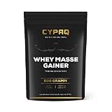 500g WHEY MASSE GAINER Proteinpulver Aminosäuren Glutamin Erdbeere Geschmack