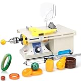 Edelstein-Polierschleifmaschine, Multifunktions-Schmuckstein-Polierschleifmaschine, Tischdrehmaschine, Tischpolierer, Kit für DIY-Schmuck-Lapidarium-Ausrüstung, 0–10.000 U/min