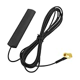 DAB DAB+ Autoradio Antenne Digital Scheibenantenne mit SMB Adapter und 3 Meter Kabel, Windschutzscheiben Antenne für DAB-Empfang, Kompatibel mit Ford, Opel, Seat, Skoda, Kenwood, Alpine, Sony